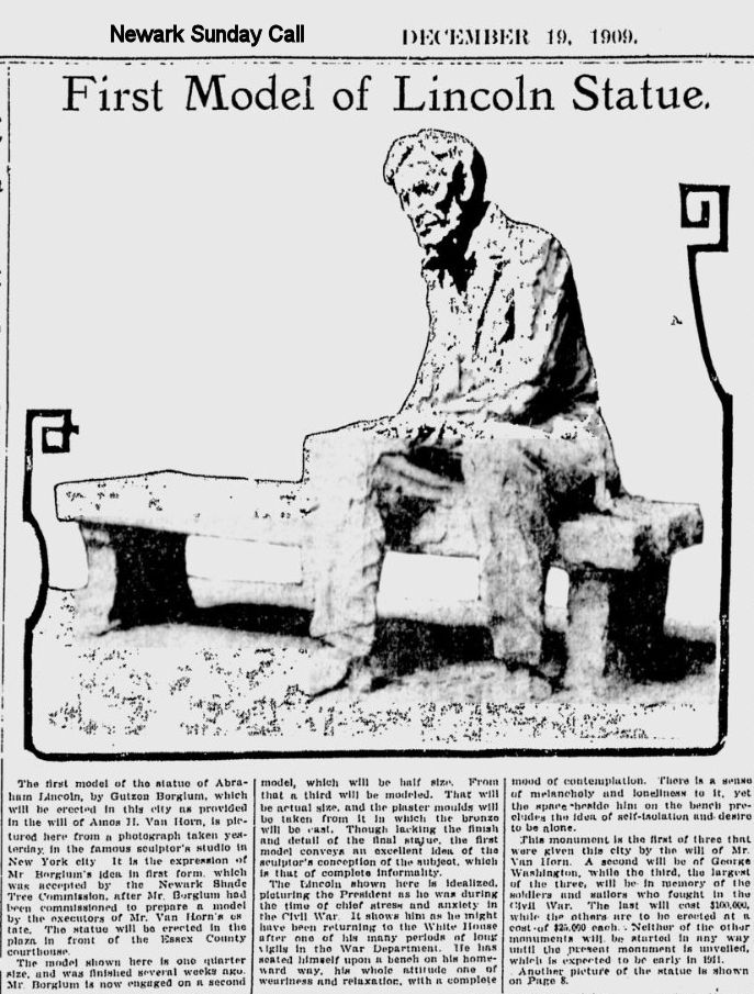 First Model of Lincoln Statue
1909
