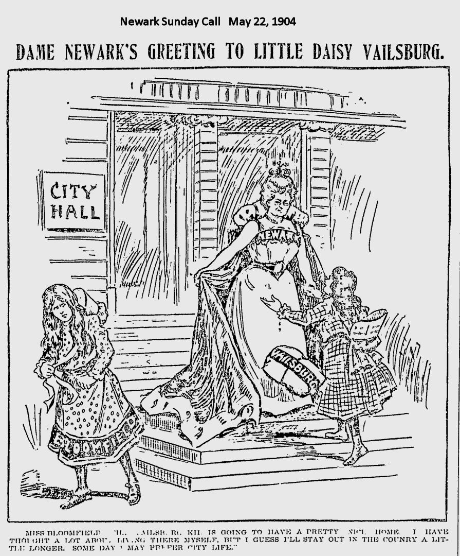 Dame Newark's Greeting to Little Daisy Vailsburg
May 22, 1904
