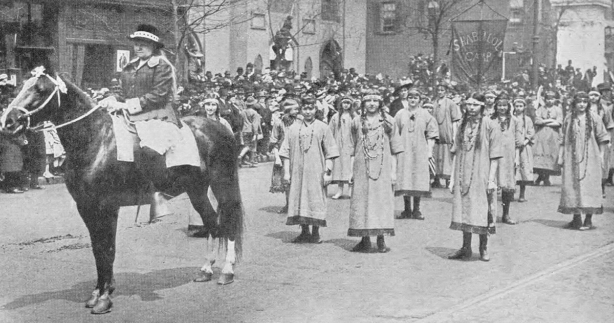 Camp Fire Girls
New York Times 1916
