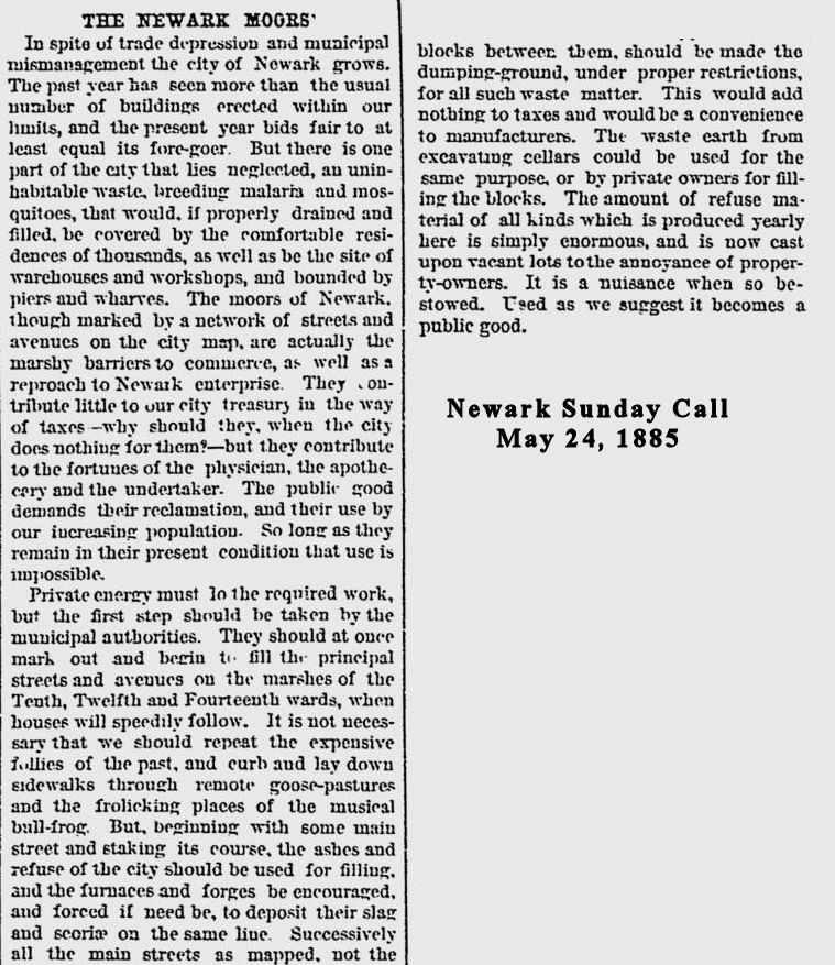 The Newark Moors
May 24, 1885
