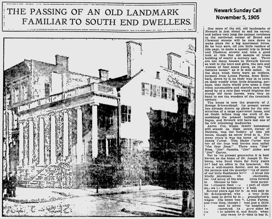 The Passing of an Old Landmark Familiar to South End Dwellers
November 5, 1905
